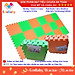 Bộ 10 tấm Thảm xốp cho bé ECOBABY, thảm xốp đạt tiêu chuẩn Mỹ và Châu Âu, độ dày khoảng 1cm, kích thước 1 tấm 30x30cm - Màu trơn