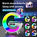 Loa Bluetooth Chữ G LED RGB, Sạc Nhanh Không Dây, Đèn Nháy Theo Nhạc, Đồng Hồ Báo Giờ Đa Chức Năng - HÀNG CHÍNH HÃNG MINIIN