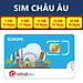 SIM CHÂU ÂU 40 NƯỚC - GÓI CỐ ĐỊNH (HÀNG CHÍNH HÃNG)