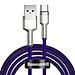 Cáp sạc nhanh, siêu bền Baseus Cafule Metal Series Type C 40W (USB to Type C, Zinc Alloy Material, Super Quick charge)- Hàng chính hãng.