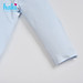 Bộ body sơ sinh liền tất, tay lật vải tre (Bamboo) cao cấp BB034, sleepsuit cho bé, set body dài tay cho bé sơ sinh chính hãng HAKI