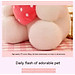Gấu bông Melody ôm dâu đáng yêu - Size 22cm - Quà tặng gấu bông Kuromi mềm mại cao cấp - Gối ôm cho bé.