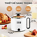 Nồi lẩu điện mini đa năng Lebenlang LBEC0808 1500ml - Hàng chính hãng