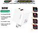 Củ Sạc Nhanh 2 cổng C+A USAMS CC270 30W (GaN Charger) Hàng Chính Hãng
