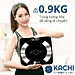 Cân điện tử bluetooth phân tích chỉ số cơ thể Kachi MK223 - Màu đen - Hàng chính hãng