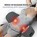 Đệm kê lưng chống thoát vị đĩa đệm EMA tích hợp massage rung & chườm nóng, gối kê lưng giảm đau lưng, tăng tuần hoàn máu