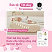 Gối chống trào ngược cho bé Rototo bebe cao cấp khắc phục tình trạng trào ngược dạ dày trẻ sơ sinh hiệu quả - Loại Cotton lụa mẫu mới nhất