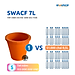 Compo 2 lõi lọc nước uống trực tiếp SWACF 7L | CWF Nano bạc, tốc độ lọc 2 - 4 lít/giờ, giữ khoáng thiết yếu