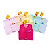 Sơ sinh-Áo ghi lê màu cotton 2 lớp BABIBOO - BB53