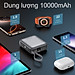 Pin dự phòng sạc nhanh công suất 35W Choetech B832 dung lượng 10000mAh tích hợp cáp sạc Type C (Hàng chính hãng)