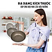 Chảo Inox 316 liền khối 7 lớp phủ chống dính Nano Titanium Shield Kalpen size 20cm,24cm,26cm,28cm đáy từ - Hàng chính hãng