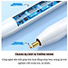 Bút cảm ứng cảm biến nghiêng chống tì tay sạc nam châm WIWU Stylus A01 cho iPad Pro Air Mini đời 2018 trở lên Gen 7 8 9 10 10.9 11 12.9 13 Mini 6 M1 M2 M3 M4 - Hàng nhập khẩu