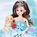 Đồ chơi búp bê Elsa, Set búp bê chi em cỡ lớn, Búp Bê Barbie Công Chúa Elsa Kèm Nhiều Phụ Kiện - Hộp Quà Tặng Bé Gái