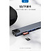 Bộ Chuyển Đổi Hub USB C Hub 8 Trong 1 Type C 3.1 Sang 4K RJ45 Đọc Thẻ SD / TF Cho MacBook Notebook Laptop Máy Tính-Hàng Chính Hãng