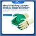 Găng tay bảo hộ Jogger Constructor phủ cao su Pu siêu bám, chắc tay, ôm tay