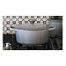 Nồi gang Le Creuset Bräter rund Evo 24cm Nebelgrau màu xám Hàng Chính Hãng