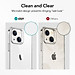 Ốp Lưng dành cho iPhone 14 Pro / 14 Pro Max/ 14/ 14 Plus/  ESR Project Zero Clear Case Trong Suốt Chống Ố Vàng - Kèm Combo Kính Cường Lực Màn Hình và Camera- Hàng Chính Hãng
