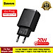 Củ Sạc Nhanh 20W Cổng USB + Type C Tích Hợp PD/QC 3.0 - Hàng Chính Hãng Baseus