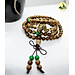 Vòng Tay Phong Thủy Trầm Hương Chuỗi Tràng 108 Hạt 6 Li Charm Ngẫu Nhiên Phối Đá Đeo Tay Mệnh Kim Mộc Thủy Hỏa Thổ