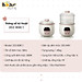 Nồi Nấu Chậm 0,8L Bear SUBE001 Đa Năng Nấu Cháo, Chưng Yến Bản Quốc Tế - Hàng Chính Hãng