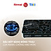 Bếp gas dương Rinnai RV-715Slim-SCH(Zi) mặt bếp kính SCHOTT và kiềng bếp men - Hàng chính hãng.