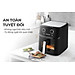 Nồi chiên không dầu 6.5L SUNHOUSE SHD4030 - Công nghệ Rapid Air giảm tới 80% dầu mỡ - Khoang chiên trong suốt - Hàng chính hãng