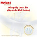 Tã/bỉm dán sơ sinh Huggies Skin Perfect M 46+3 miếng với 2 vùng thấm giảm kích ứng da