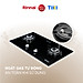 Bếp gas âm Rinnai Rinnai RVB-212BG mặt bếp kính và kiềng bếp men - Hàng chính hãng.