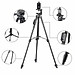 Tripod/ Chân đế dùng cho điện thoại và máy ảnh TTX-6218 - Có Remote chụp ảnh và túi đựng tiện lợi - Hàng chính hãng