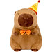 Thú nhồi bông Capybara đội nón sinh nhật có dòng chữ Happy everyday - Size từ 35cm đến 85cm - Quà tặng gấu bông chuột lang đeo nơ dễ thương.