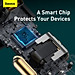 Tẩu sạc nhanh mở rộng 120W Baseus Share Together Fast Charge dùng cho xe hơi (120W, TypeC / USB Port, QC / PD3.0 Car Quick Charger with Cigarette Lighter Expansion Port ) - Hàng chính hãng