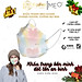 Khẩu trang kháng khuẩn, chống bụi mịn. Xuất khẩu NewZealand gói 10 chiếc nhiều màu sắc - Mask Fashion