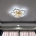 Đèn ốp trần 5 cánh hiện đại với 3 chế độ ánh sáng trang trí nội thất hiện đại .
