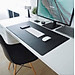 Thảm Lót Chuột Cỡ Lớn, Dùng Được Hai Mặt - Da PU Chống Nước - Doron HD01 - Kiêm Deskpad Thảm Da, Trải Bàn Làm Việc - Hàng Nhập Khẩu