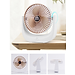 Quạt sạc usb mini để bàn xoay 120 độ - Hàng chính hãng
