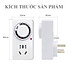 Ổ cắm hẹn giờ cơ MK-958 hẹn giờ tắt sử dụng đơn giản công suất 10A/220V, Chính hãng + Tặng Phích chuyển đổi từ 3 chấu sang 2