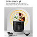 Nồi cơm điện Locknlock EJR346BLK (Giữ ấm 24h - 5 chế độ nấu - lòng nồi chống dính) 1.2 Lít - Black - Hàng chính hãng