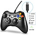 Tay Cầm Chơi Game Có Dây dùng cho PC, Latop, Smart Tivi - Kiểu dáng Xbox 360 - Hỗ trợ rung - Thích hợp chơi Fifa online, Pes, Devil May Cry, Call Of Duty - Hàng Chính Hãng