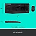 Combo chuột phím không dây Logitech MK345 - 1 đầu thu USB, pin lâu, chống tràn, fullsize - Hàng chính hãng