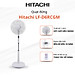 Quạt đứng 7 cánh Hitachi LF-D6RC công suất 24W kèm khiển từ xa - Hàng chính hãng