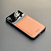 Ốp lưng da kính cao cấp dành cho iPhone XR - Màu vàng nâu - Hàng nhập khẩu - DELICATE