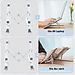 Giá Đỡ cho Laptop Nhôm Gấp Gọn, Laptop Stand Dùng Cho Máy Từ 11~15 inch, Có Thể Điều Chỉnh góc nhìn Cao Cấp - Hàng chính hãng