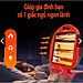 Đèn Sưởi, Quạt Sưởi  Máy Sưởi 2 Bóng Công Suất 800w Tự Ngắt Điện Khi Đổ Bảo Hành 12 Tháng - HÀNG CHÍNH HÃNG MINIIN