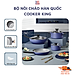 Nồi kho thịt cá chống dính vân đá cao cấp Hàn Quốc Mitomo Cooker King siêu bền- Hàng chính hãng