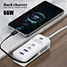 Ổ cắm sạc nhanh điện thoại 4 cổng đa năng 2PD+2USB Type-c kèm dây sạc 66w - Hàng chính hãng