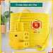 Ổ Cắm Điện, Cuộn Dây Điện Kèm Ổ Cắm Dài 25met, Ổ Cắm Điện Đa Năng, Chịu Tải Cao, Tiện Lợi