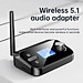 ROGTZ Bộ thu phát âm thanh Bluetooth 5.1 đa năng 6 trong 1 Kết nối đa dạng Optical Coaxial AUX RCA 3.5mm Hỗ trợ thẻ TF Màn LCD Hỗ trợ A2DP/AVRCP/EDR/HSP Micro đàm thoại Thông báo giọng nói  Kết nối tự động Angten Xe hơi Nhà ở Rạp hát Hàng Chính Hãng