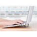 Giá đỡ laptop kệ đỡ máy tính tản nhiệt siêu mỏng gọn có 2 nấc độ cao - Hàng chính hãng
