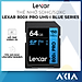 Thẻ nhớ 32GB/ 64GB SDHC/ SDXC Lexar 800X PRO UHS-I BLUE Series, tốc độ đọc lên đến 150Mb/s - HÀNG CHÍNH HÃNG