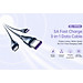 Cáp sạc 3 đầu đa năng 40W Remax RC199th (1.2m) - Hàng chính hãng